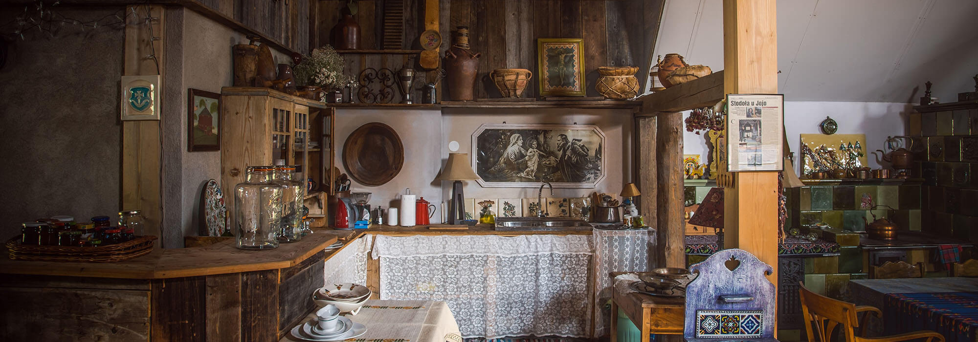 Photograph of rural kitchen